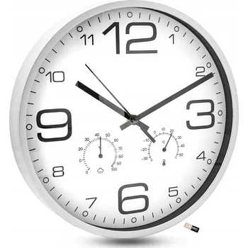 Hodiny Nástěnné hodiny Cadro stříbrné 30cm