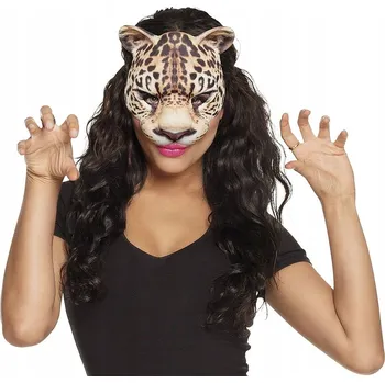 Pleťová maska Maska na obličej Boland 56731 pěna zvířata hnědá