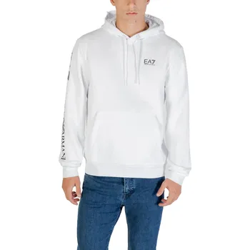 Pánská mikina Bílá mikina EA7 s kapucí EA7 bílá 3490712