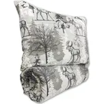 Brotex Vánoční povlečení francouzské bavlna 240x220,70x90 Lara