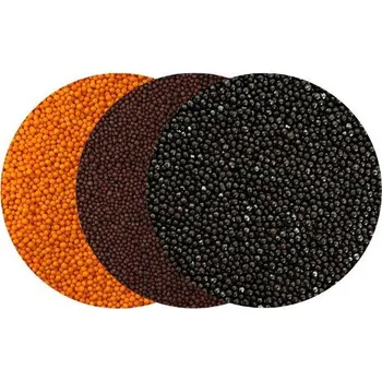 4Cake Česká republika Cukrový máček oranžový, hnědý a černý (120 g) ▹