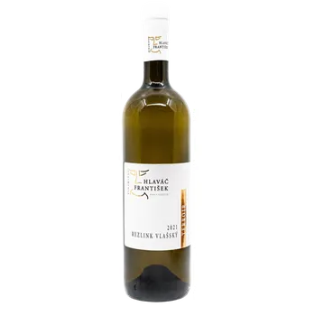 Víno Ryzlink vlašský Terroir 2021, pozdní sběr, vinařství František Hlaváč, suché