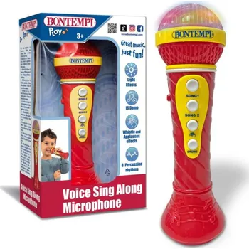 Dětské zboží Bontempi Mikrofon karaoke mikrofon se světelnými efekty