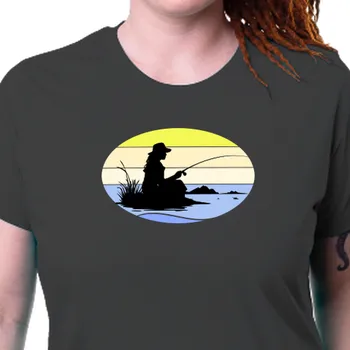 Dámské tričko Tričko Rybáři | Dámské rybářské tričko