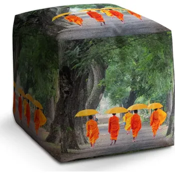 Taburet Sablio Taburet Cube Mniši: 40x40x40 cm