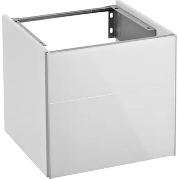 Koupelnový nábytek Skříňka pod umyvadlo Keuco Royal Reflex, 496 x 450 x 487 mm, bílá/bílá