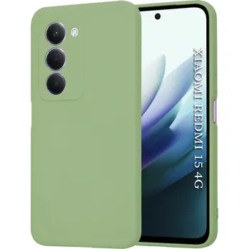 Pouzdro na mobilní telefon Kryt Xiaomi Redmi 15 4G/5G, SoftFlex - mint green
