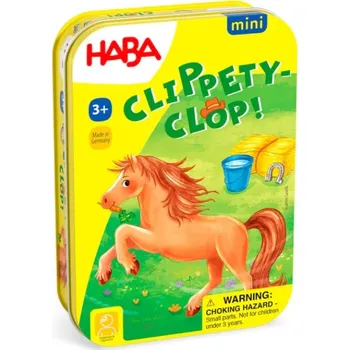 Desková hra Haba-Mini hra v kovové krabici Hop! Hop! Koník