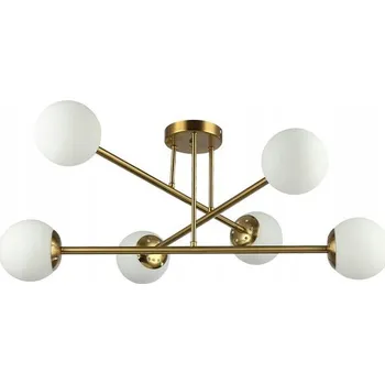 Závěsné svítidlo Masterled žluté 6xE27 74 cm moderní styl