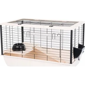 Klec pro králíka INTER-ZOO Bunny 80 De Luxe béžová 780x480x500