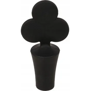 Silikonová zátka na láhev s motivem hracích karet – mix barev (víno)