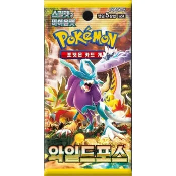 Karetní hra Pokemon TCG: Scarlet & Violet - Wild Force - Booster Pack Korejský KOR