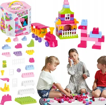 ostatní stavebnice Plastové stavební Stavebnice Technok 6535, 90 kusů