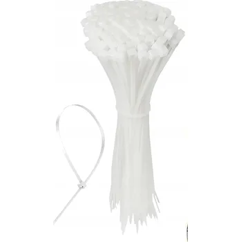 Organizace kabelů 25x STAHovací PÁSKY KABELOVÉ ZIP PÁSKY STAHOVACÍ PÁSKY ODOLNÉ PEVNÉ 7,6x350