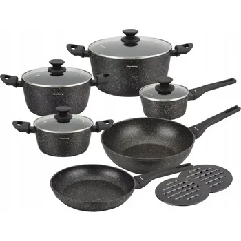 Hrnec Sada mramorových hrnců a pánví s 12 prvky, indukce KLAUSBERG 7659