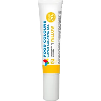 Potravinářské barvivo Gelové barvivo Food Colours 20 g 20 ml 1 ks žluté