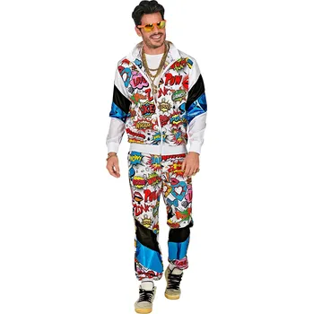 Karnevalový kostým Neon souprava Komiks Pánská velikost: XL (54-56)