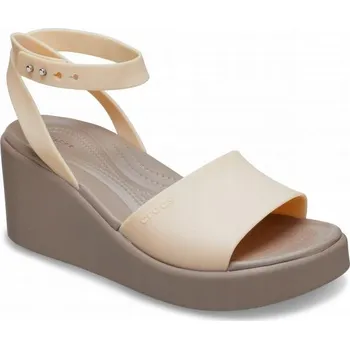 Dámské sandále Crocs dámské sandály Brooklyn Ankle Strap Wedge na klínku, velikost 39,5
