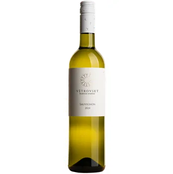 Víno Sauvignon 2024, moravské zemské víno, Vinařství Větrovský, polosladké