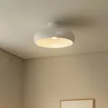 Stropní svítidlo Lindby Elover, béžová barva, Ø 45 cm, železo 1 x 15 W LED - Doprava zdarma