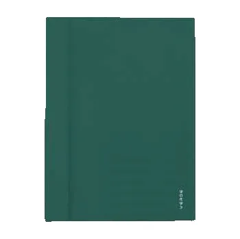 Plastové rychlovazače s kapsou - A4, PVC, zelený, 1 ks