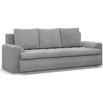 Sedací souprava Třímístná rozkládací sedačka FORESTA šedá