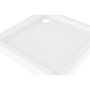 Sprchová vanička Mexen Flow+ čtvercová vanička 100 x 100 cm, bílý lesk - 46S101010H Čtvercové sprchové vaničky