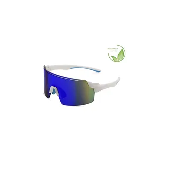 Sluneční brýle Sluneční brýle Sinner AMLA MATTE WHITE-LIGHT BLUE GREEN OIL UNI bílá/modrá