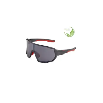 Sluneční brýle Sluneční brýle Sinner VIRARO MATTE GUN METAL-RED SMOKE FLASH MIRROR UNI šedá/červená