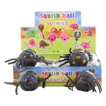 Dětský míč Antistresový mačkací míček pavouk