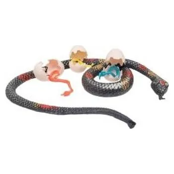 plyšák Gumowy wąż 66cm z jajami