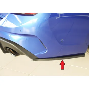 Nárazník Rieger spoiler pod zadní nárazník na pravé straně pro BMW řada 3 G20 sedan r.v. 03/19-, plast ABS bez povrchové úpravy