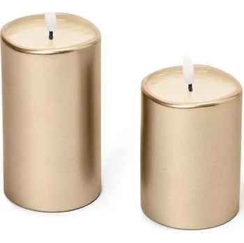 Svíčka 721511 - Tchibo - Svíčky z pravého vosku s LED - barva: bílá