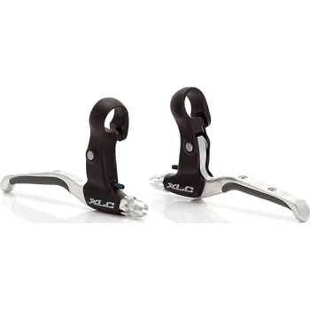 Brzda na kolo Brzdové páky XLC BL-V05 P+L V-br. pogumované Al černo/stříbrné