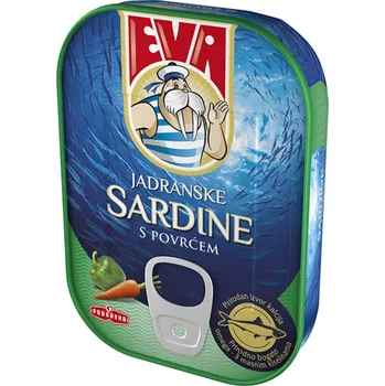 konzervovaná ryba Podravka Eva sardinky se zeleninou 100 g