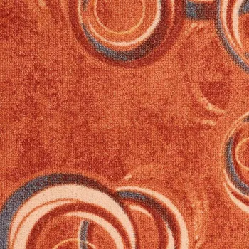 Koberec AKCE: 87x275 cm Metrážový koberec Drops 64, šíře, oranžová, filc, chodba / předsíň, ITC - 1 rok na vrácení + DOPRAVA ZDARMA k Vám i zpět