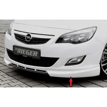 Nárazník Rieger spoiler pod přední nárazník pro Opel Astra J 5-dvéř., hatchback, sports tourer před faceliftem, r.v. 11/08-09/12, plast ABS bez povrchové úpravy