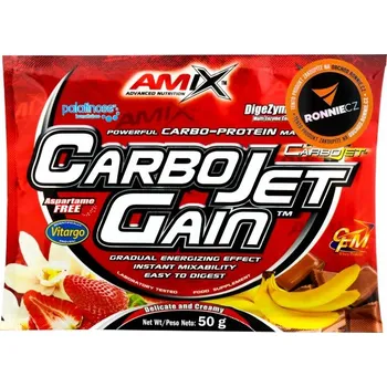 Fitness Amix CarboJet Gain (výprodej) 50 g vanilka