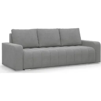 Sedací souprava Třímístná rozkládací sedačka ABRIELLE šedá