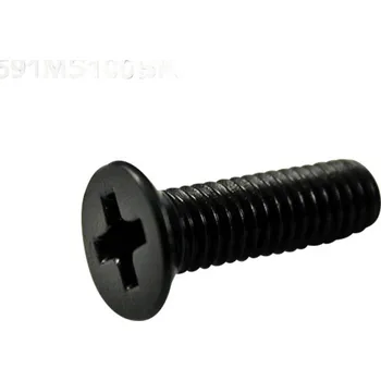 Šroub Hammond Electronics 1591TS100BK náhradní šroub ocel, černá, 100 ks
