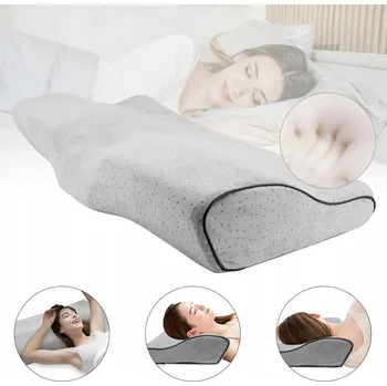 Polštář ORTOPEDICKÝ POLŠTÁŘ VELKÝ PRO SPANÍ NA BOKU PROFILOVANÝ PAMĚŤOVÝ POLŠTÁŘ