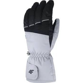 Rukavice Pánské lyžařské rukavice 4F FNK M107 šedé 4FWAW23AFGLM107 27S S
