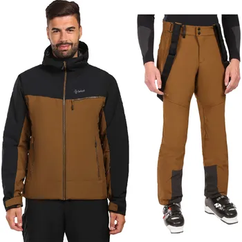 Pánský lyžařský komplet Flip BRN 6XL + Rhea BRN 5XL