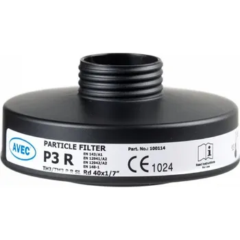 filtr k masce Avec® Ochranný filtr P3 R protičásticový Avec®, Barva: Černá