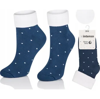 Dámské ponožky PONOŽKY BEZ STAHU DÁMSKÉ FROTÉ ZIMNÍ TEPLÉ