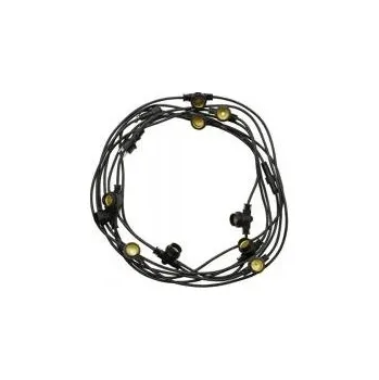 Venkovní osvětlení Světelný řetěz Spectrum 500 cm do sítě, černý