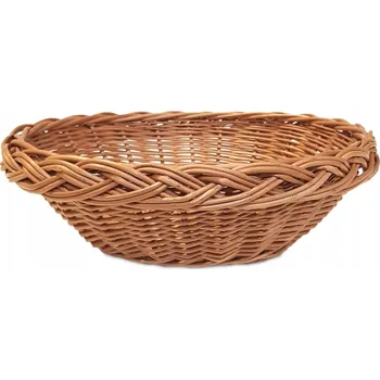 Košík na láhev Košík na ovoce proutěný hnědý