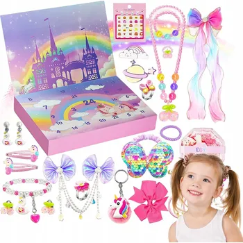 Kalendář Vánoční adventní kalendář 2025 – Mořská panna, šperky, sponka