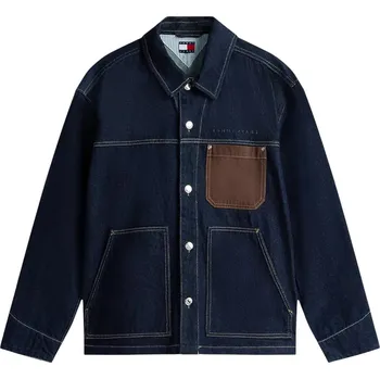 Pánská větrovka Tommy Hilfiger džínová bunda Tommy Hilfiger Jeans modrá 3488661