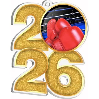 Poháry Bauer Akrylátová medaile MDA2026M25 | Bojová umění